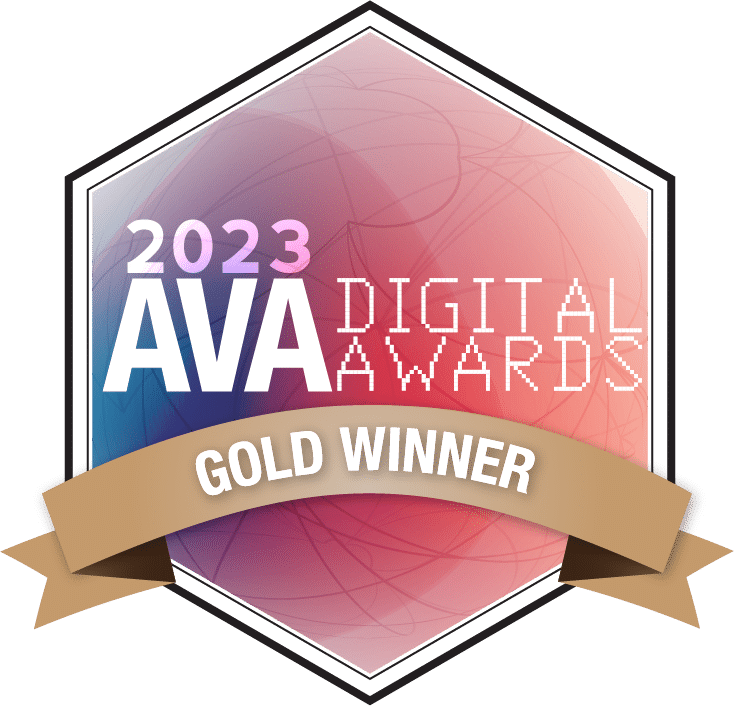 2023 AVA Digital Gold Award Winner Logo